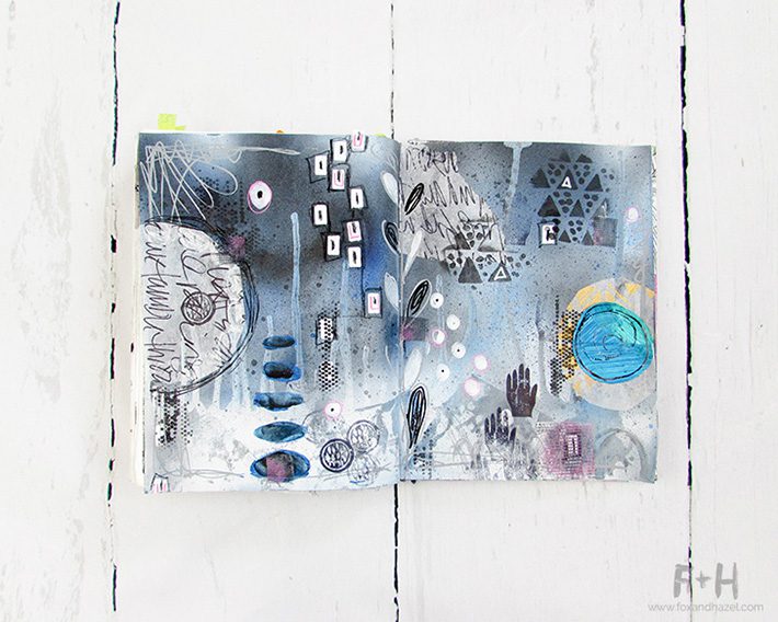 HANDMAKERY » From The Heart Art Kits: box + tape + art supplies