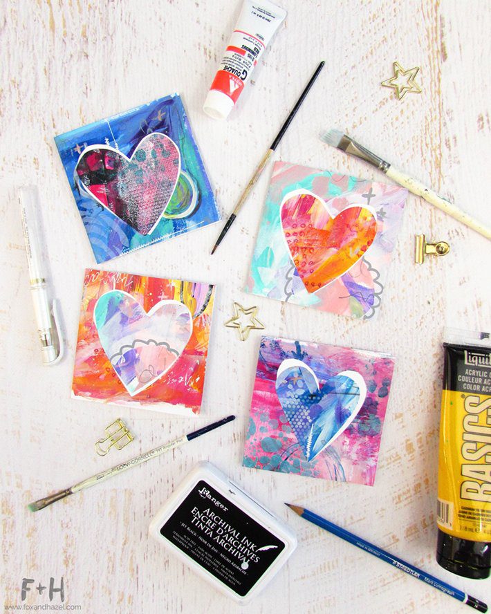 How To Create a Valentine Card - Fox + Hazel