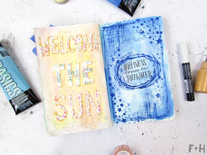 Summer Art Journaling Prompts - Fox and Hazel - Pinterest