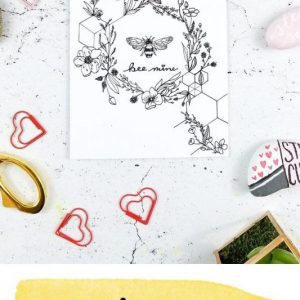 Free Bee Valentine Card - Fox + Hazel