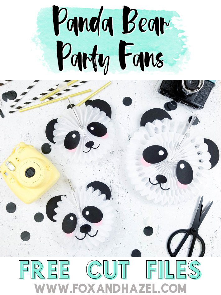 Panda Bear Party Fans -Fox + Hazel -Pinterest-Short