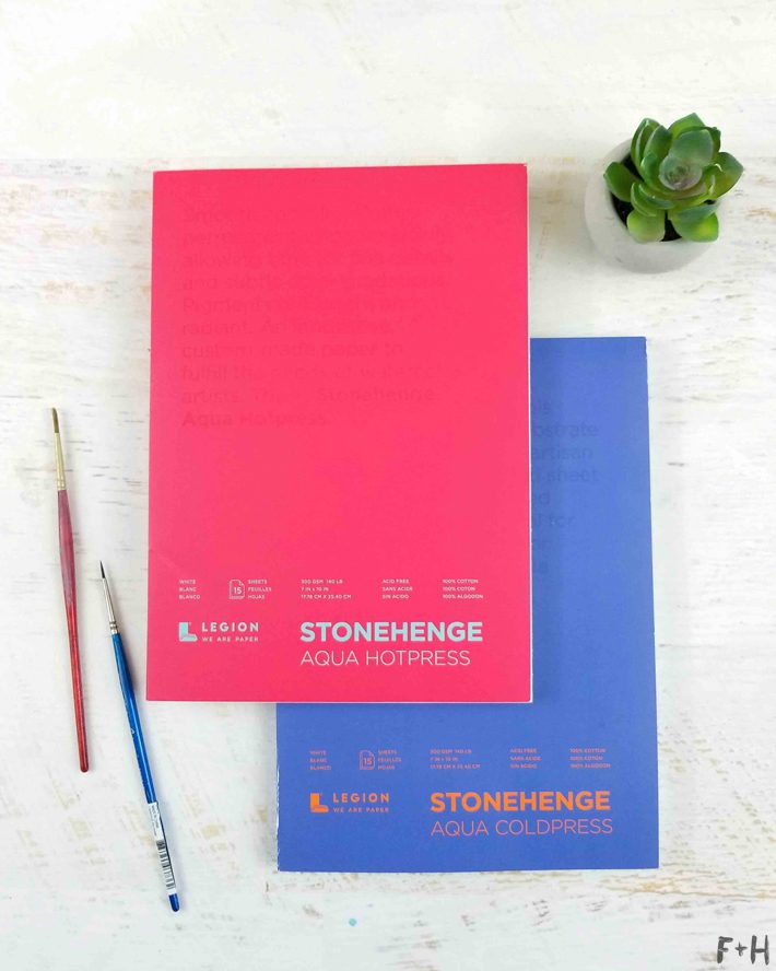  Stonehenge Aqua Black Watercolor Pads