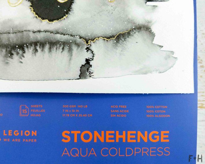 Stonehenge Aqua Watercolor Paper Review - Fox + Hazel