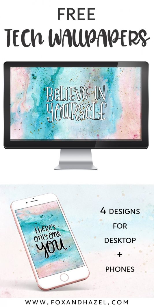 Free Motivational Desktop Wallpaper - Fox + Hazel - Pinterest