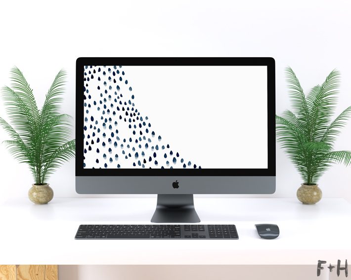 Free Minimalist Desktop Wallpaper Background | Fox + Hazel