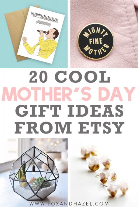 Cool Mother's Day Gift Ideas on Etsy - Fox + Hazel | free art + designs