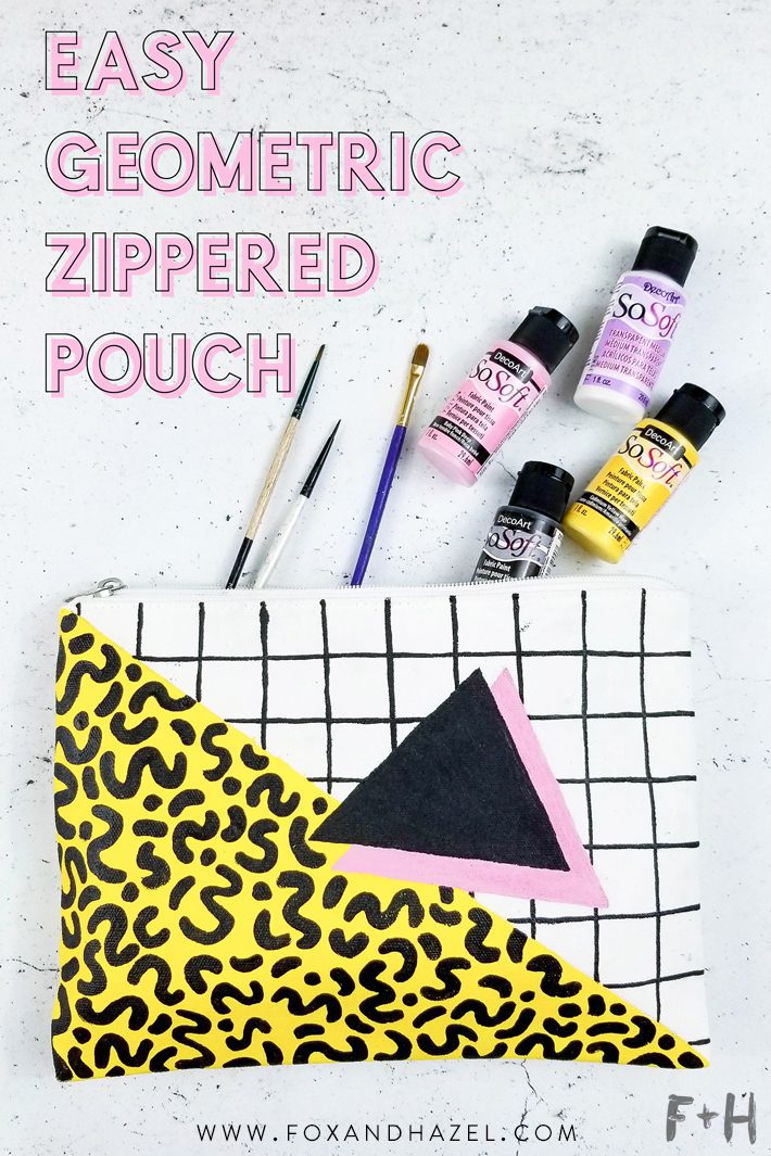 How to make zippers pencil case DIY step by step tutorial instruction