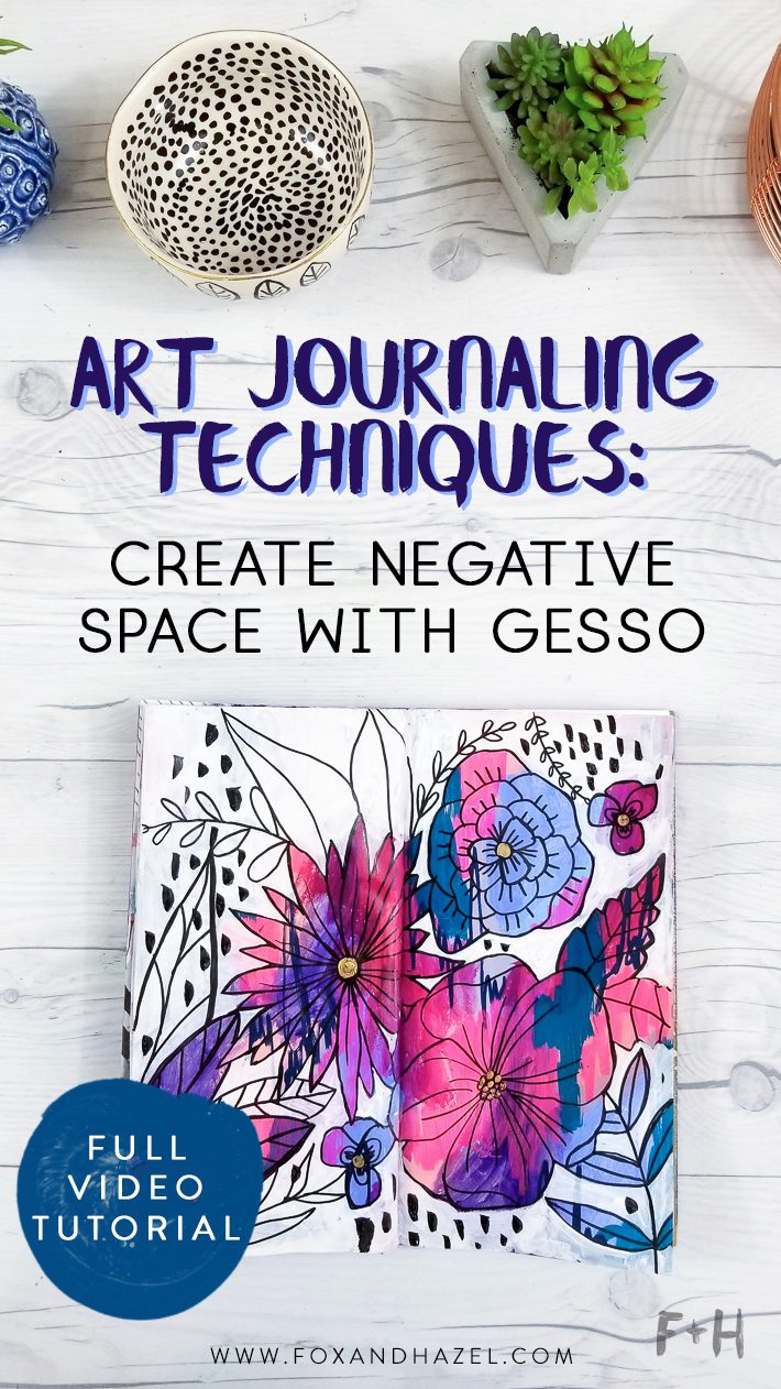 Art Journaling 101 Series - Gesso