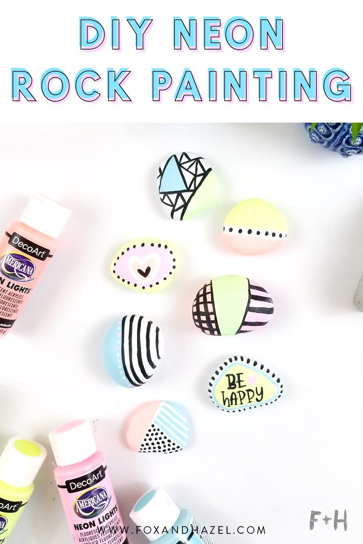 Easy DIY Painted Rocks - Project