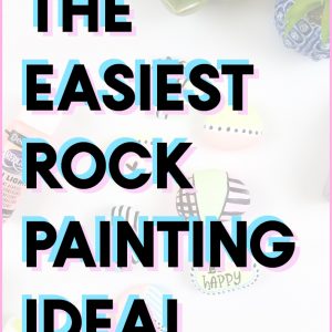 The Best Paint for Neon Painted Rocks!
