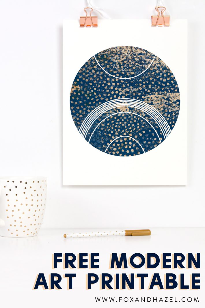 FREE PRINTABLE WALL ART - Fox + Hazel