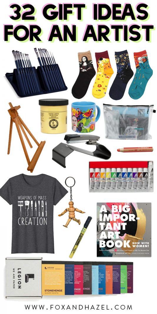 32 Fantastic & Thoughtful Gift Ideas For An Artist Fox + Hazel