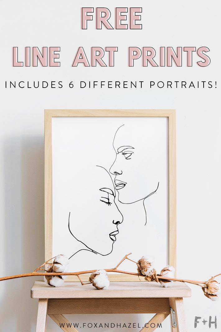 free line art prints
