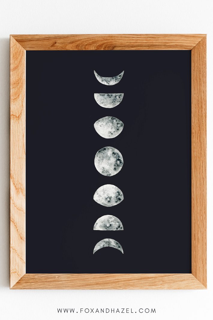 lunar art print
