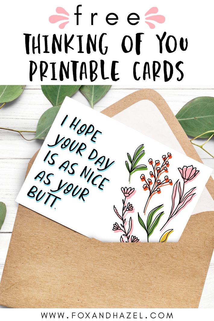 Free Printable Thinking Of You Cards Printable Templates