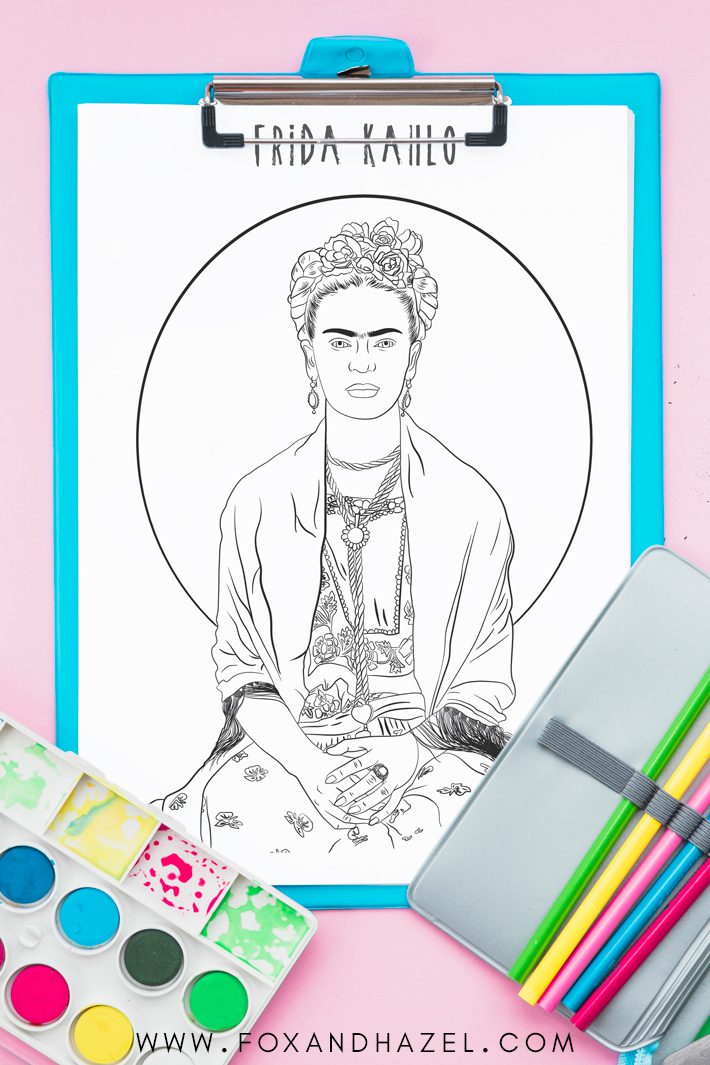 frida coloring pages