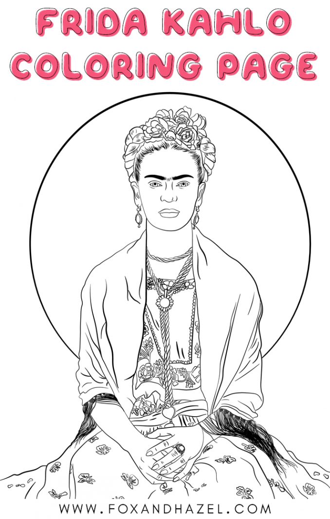 frida coloring pages