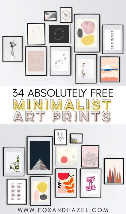 34-absolutely-totally-free-minimalist-art-prints-fox-hazel