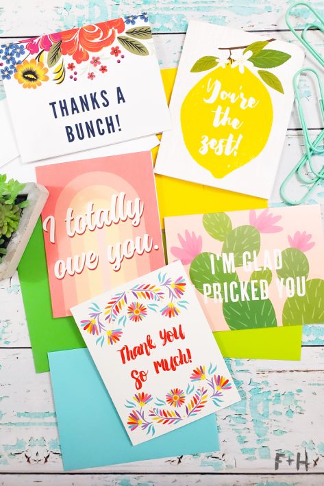 Custom Thank You Cards with Basic Invite | Fox + Hazel