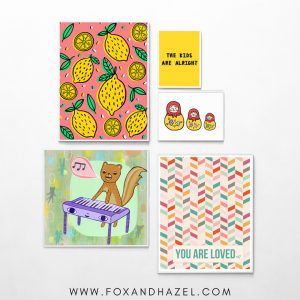 30 Free Printable Wall Art for Kids - Fox + Hazel | free art + designs
