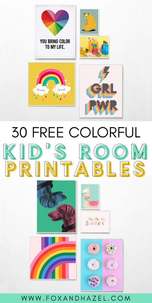 Printable Wall Art For Kids