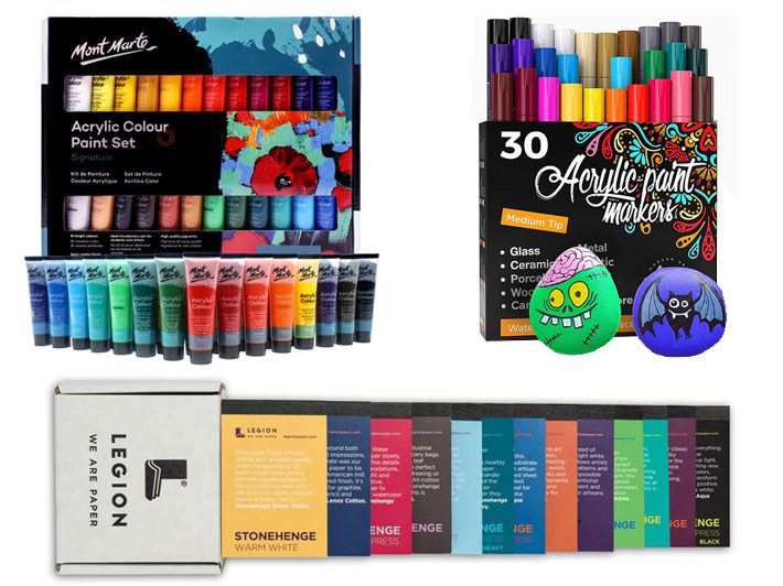 50 Artistro Cute Paint Pens 30 Multicolor 5 White 5 Black Extra