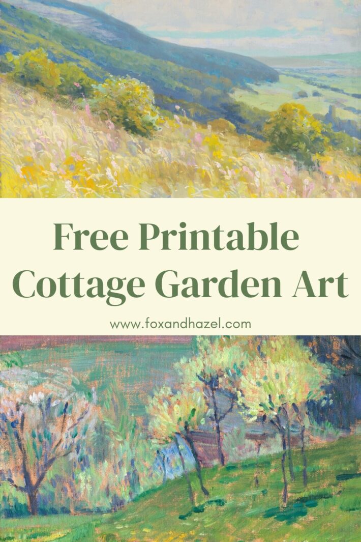 cottage garden wall art printable set of 12 vintage floral garden printables with botanical garden art